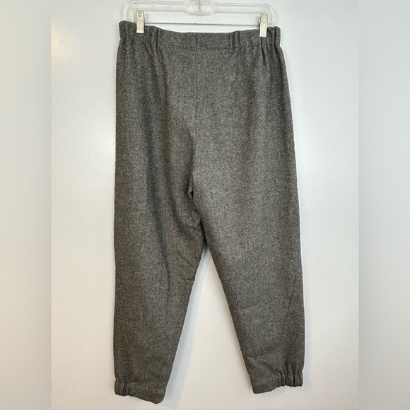 Aritzia Babaton Dexter Wool Blend Grey Pull On Jogger Style Pants Size Medium - Picture 9 of 9